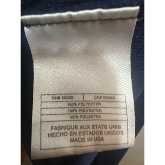 Nike Dri-Fit Mens XL Navy Blue Short Sleeve Half-Zip Activewear Shirt - Picture 5 of 5